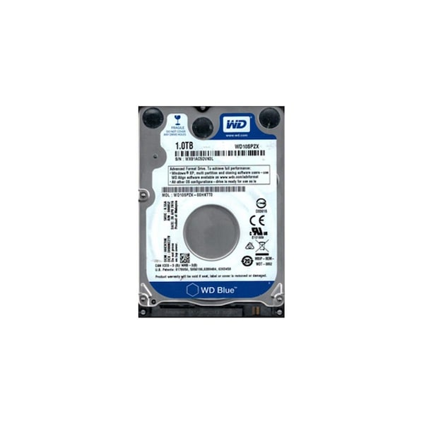 Western Digital 2.5 in. 1TB Surveillance Hard Disk Bare Drives - Blue WE306742 - main